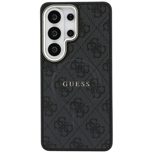 MagSafe Case for Samsung Galaxy S26 Ultra S948, Guess, 4G Embossed Ring, Black