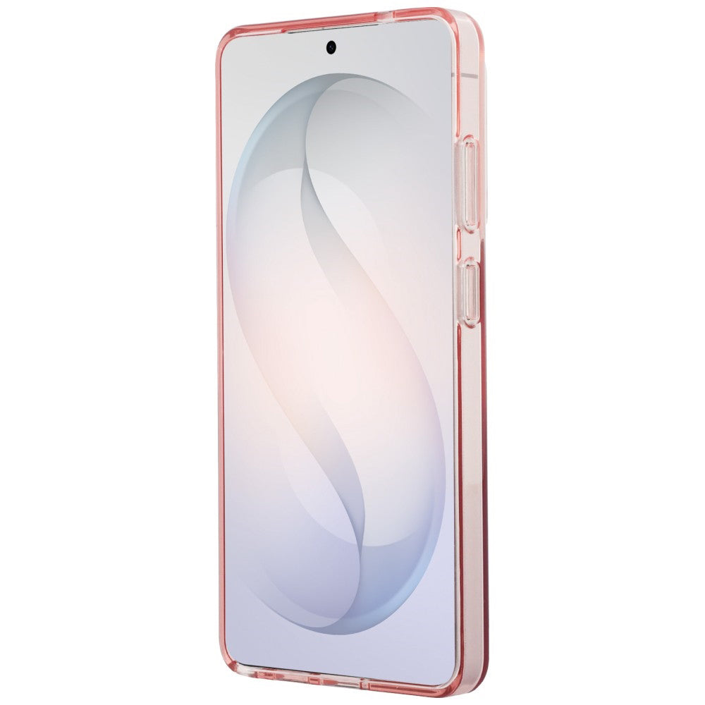 MagSafe Hülle für Samsung Galaxy S26 Ultra S948, Guess, IML Gradient Triangle Logo, Rosa