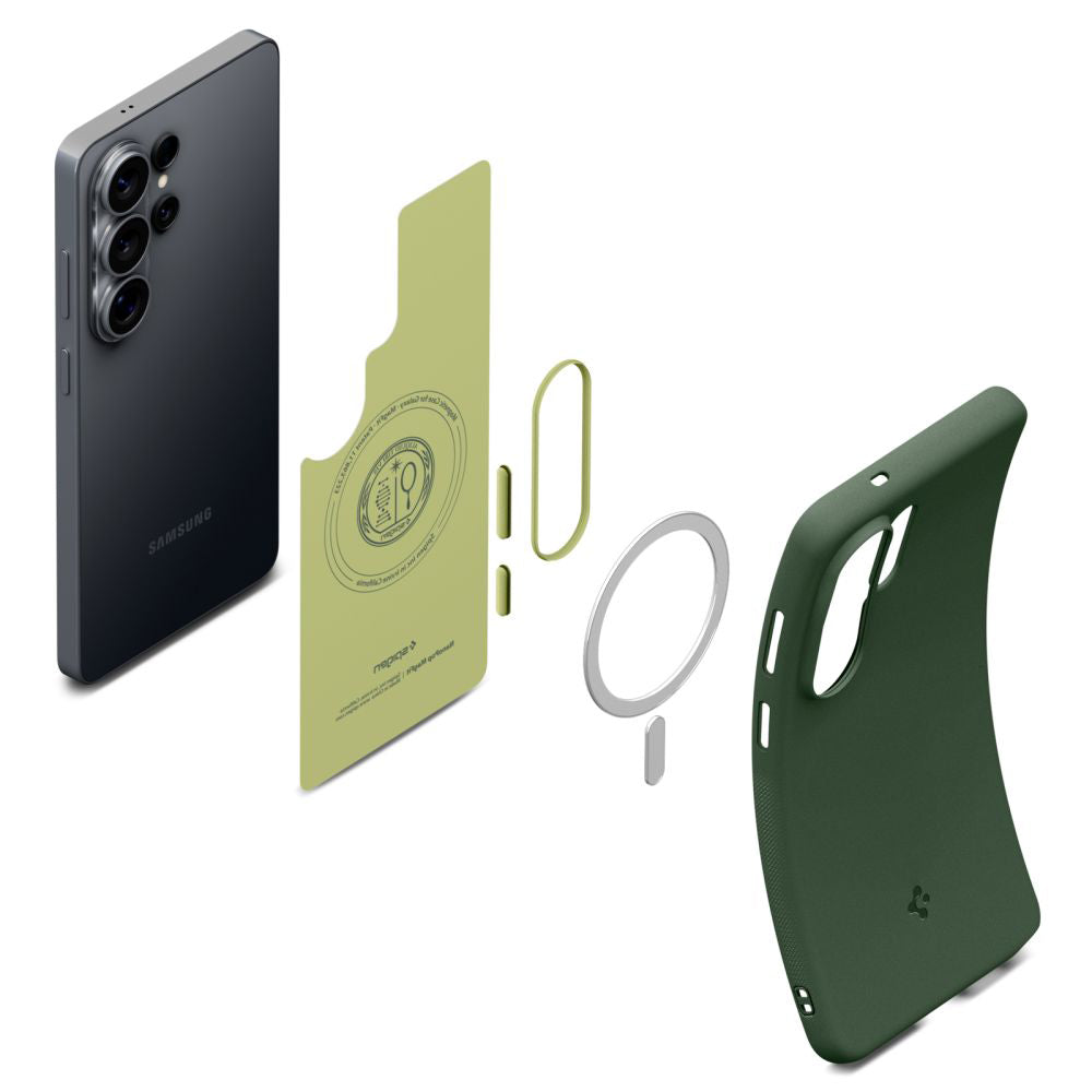 MagSafe Hülle für Samsung Galaxy S26 Ultra S948, Spigen, Caseology Nano Pop, Grün ACS11039