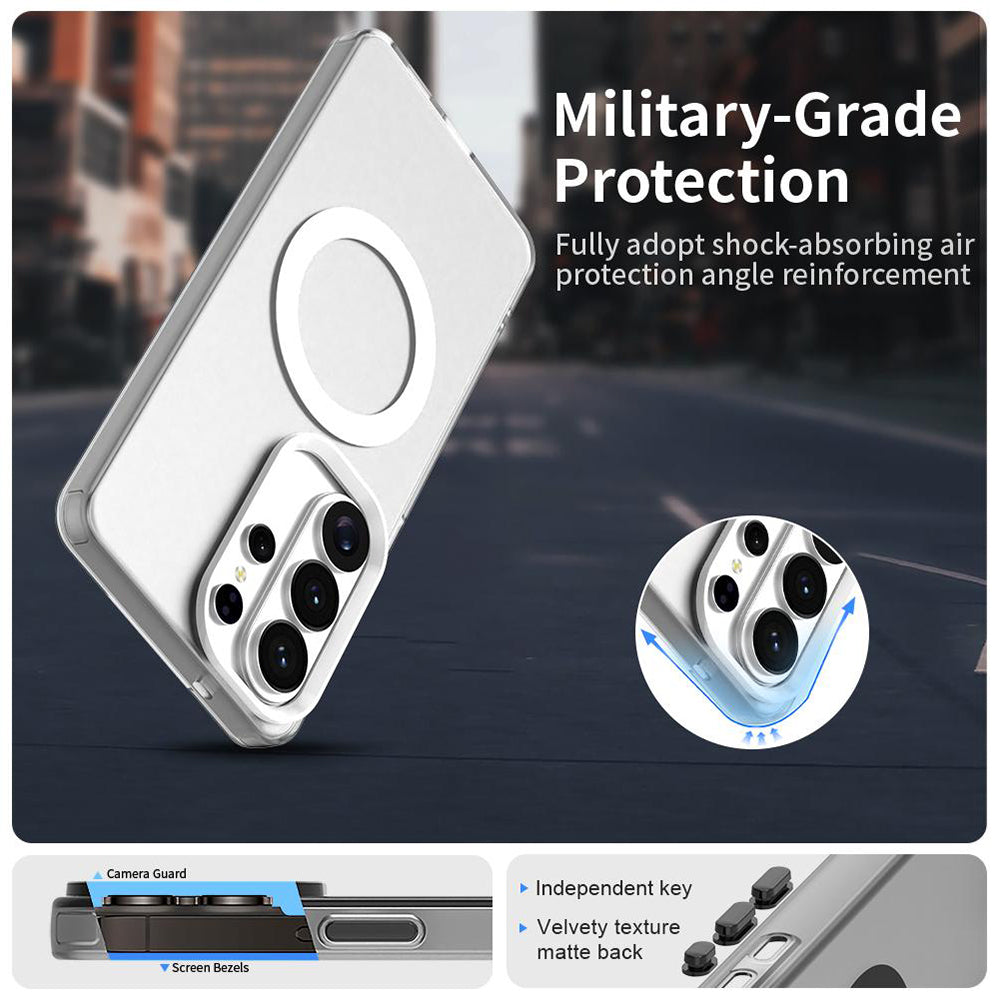 MagSafe Case for Samsung Galaxy S26 Ultra, Techsuit, CandyCase, White