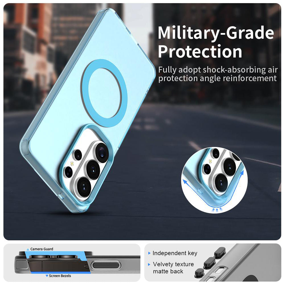 MagSafe Hülle für Samsung Galaxy S26 Ultra S948, Techsuit, CandyCase, Blau