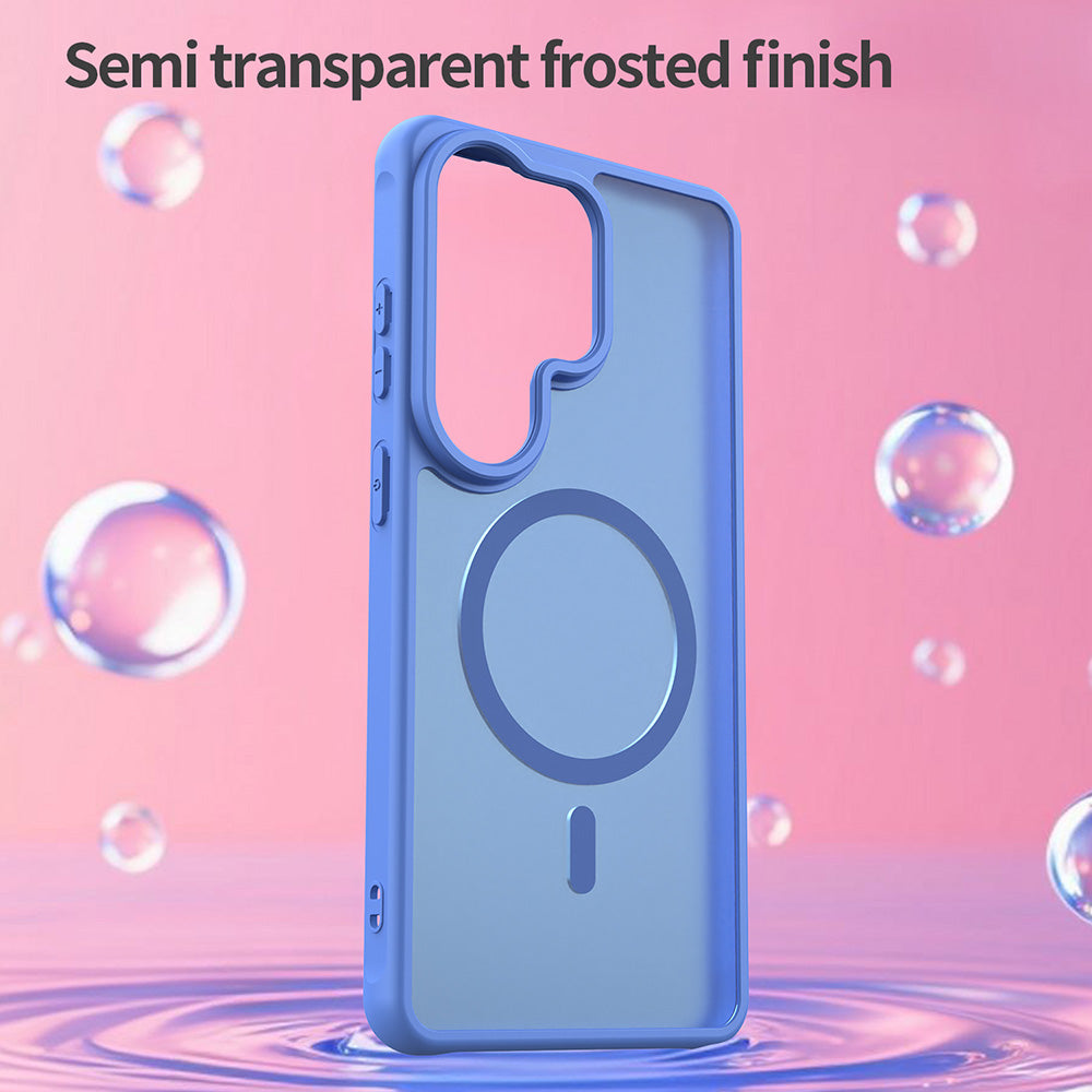 MagSafe Case for Samsung Galaxy S26 Ultra S948, Techsuit, HaloFrost II, Blue