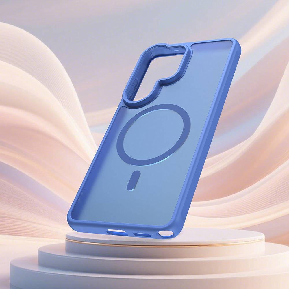 MagSafe Case for Samsung Galaxy S26 Ultra S948, Techsuit, HaloFrost II, Blue