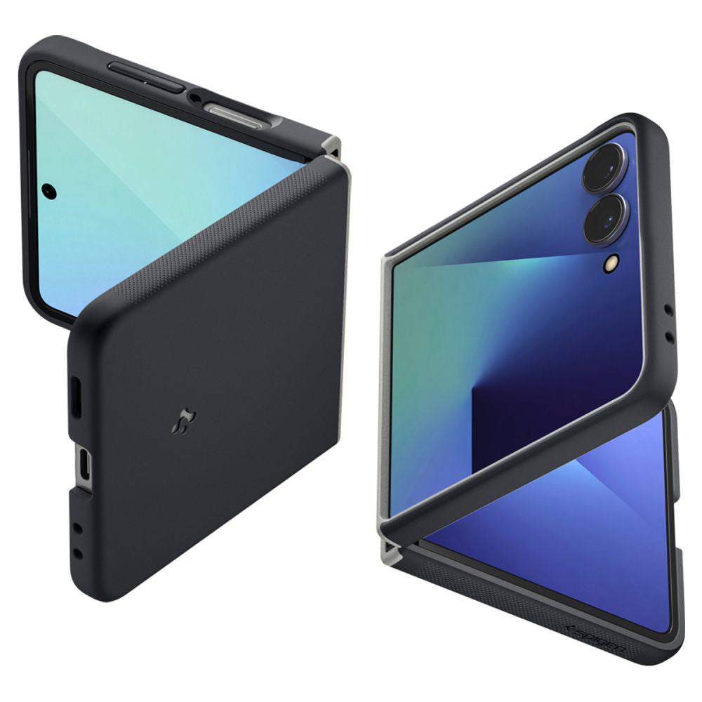 MagSafe Hülle für Samsung Galaxy Z Flip7 F766, Spigen, Caseology Nano Pop, Schwarz ACS11158