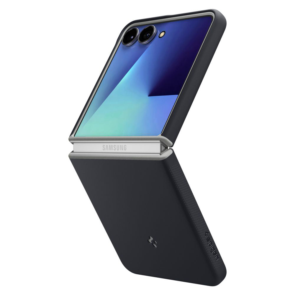 MagSafe Hülle für Samsung Galaxy Z Flip7 F766, Spigen, Caseology Nano Pop, Schwarz ACS11158