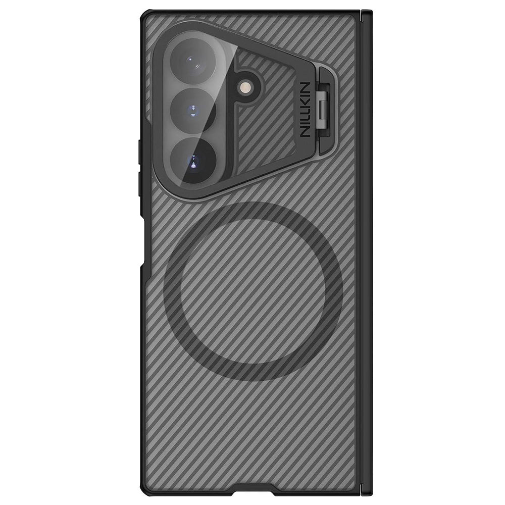 MagSafe-Hülle für Samsung Galaxy Z Fold8 Ultra F976, Nillkin, CamShield Pro mit transparentem Objektivschutz, Schwarz Transparent
