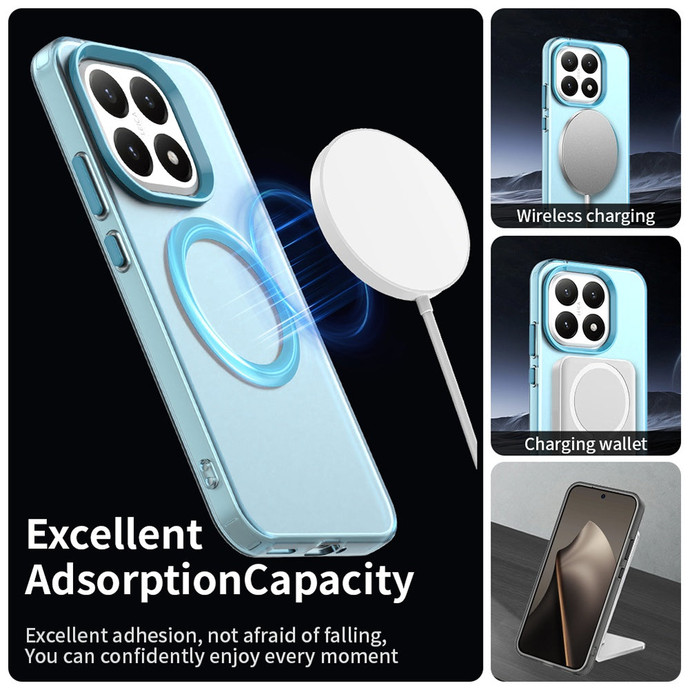 MagSafe Hülle für Xiaomi 15T, Techsuit, CandyCase, Blau