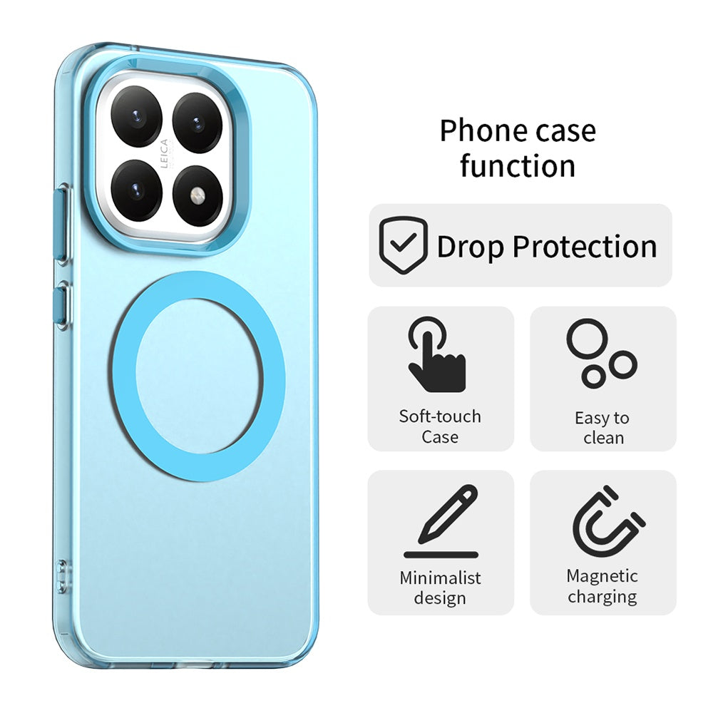 MagSafe Hülle für Xiaomi 15T, Techsuit, CandyCase, Blau