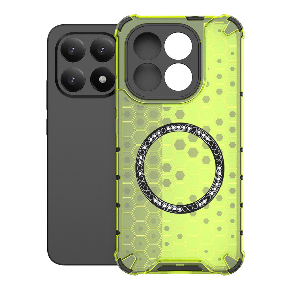 MagSafe Hülle für Xiaomi 15T, Techsuit, HoneyComb Shield, Grün