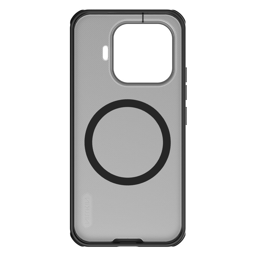 MagSafe Case for Xiaomi 17T, Nillkin, Super Shield Pro, Black Satin Transparent