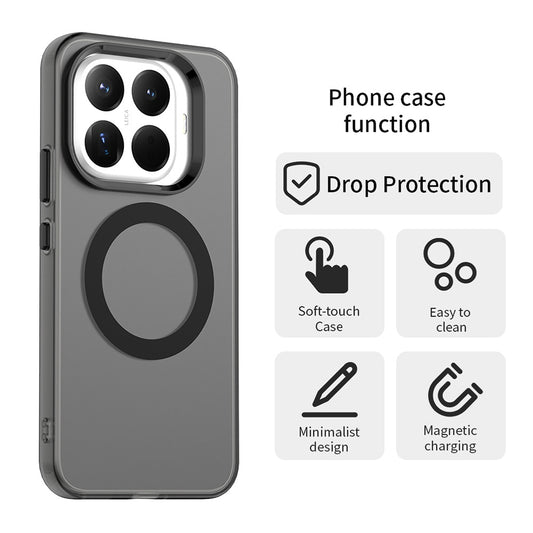 MagSafe-Hülle für Xiaomi 17T, Techsuit, CandyCase, Schwarz
