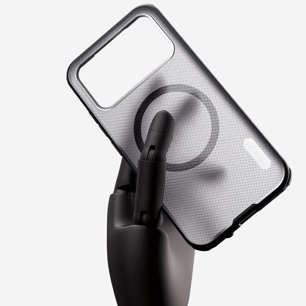 MagSafe Case for Xiaomi Poco F8 Pro, Nillkin, Super Shield Pro, Black Satin Transparent