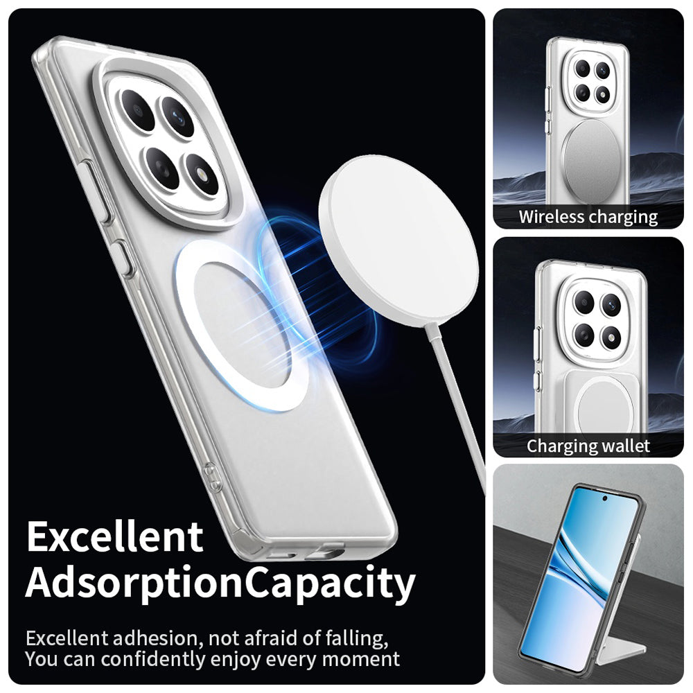 MagSafe Hülle für Xiaomi Poco M8 / Redmi Note 15 5G / Note 15 4G, Techsuit, CandyCase, Weiß
