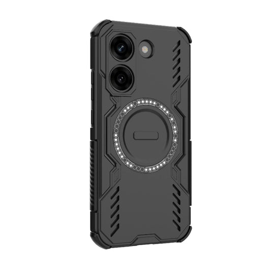 MagSafe-Hülle für Xiaomi Poco X8 Pro, Techsuit, ArmorMag, Schwarz