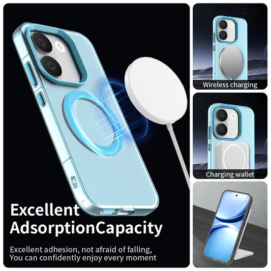 MagSafe-Hülle für Xiaomi Poco X8 Pro, Techsuit, CandyCase, Blau