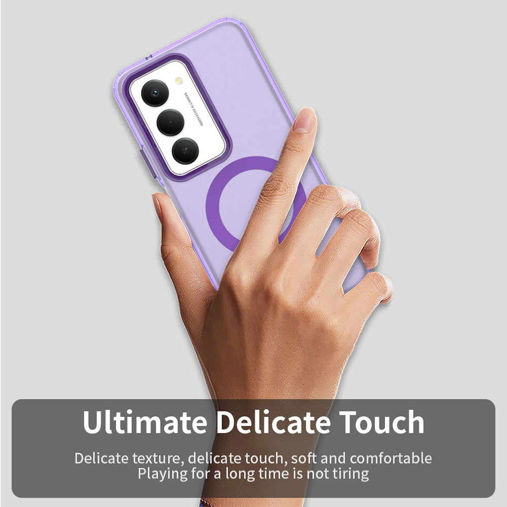 MagSafe Hülle für Xiaomi Redmi 15 5G / 15 4G, Techsuit, CandyCase, Lila