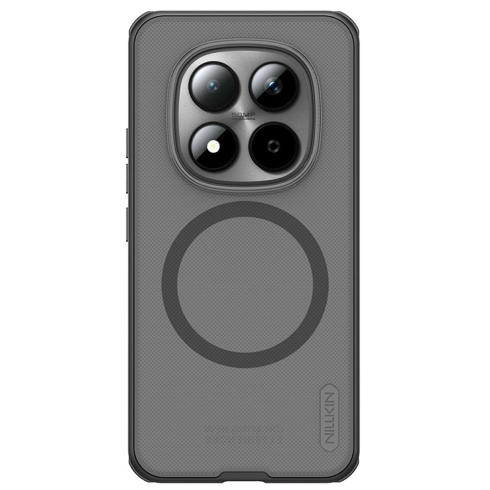 MagSafe Case for Xiaomi Redmi Note 15 Pro+ 5G, Nillkin, Super Shield Pro, Black Satin Transparent