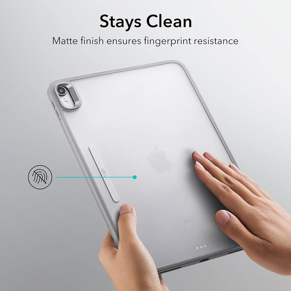Hülle für Apple iPad (2025) / (2022), ESR, Ascend Hybrid, Grau