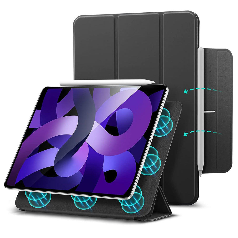 Hülle für Apple iPad Air 11 (2024) / Air (2022) / Air (2020) / Pro 11 (2018), ESR, Rebound, Schwarz