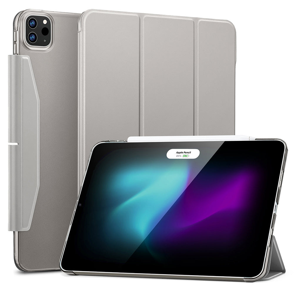 Case for Apple iPad Pro 11 (2024), ESR, Ascend Trifold, Gray