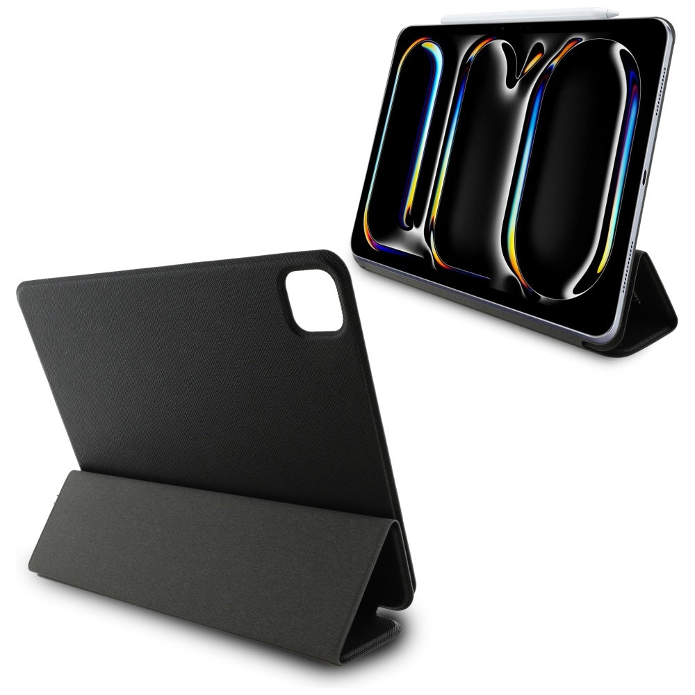 Hülle für Apple iPad Pro 11 (2024), Karl Lagerfeld, Saffiano Karl & Choupette, Schwarz