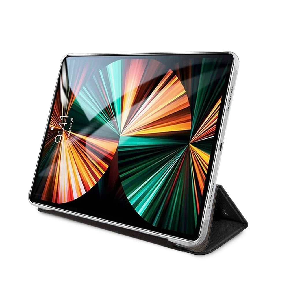 Hülle für Apple iPad Pro 13 (2024), Karl Lagerfeld, Saffiano Karl & Choupette, Schwarz.