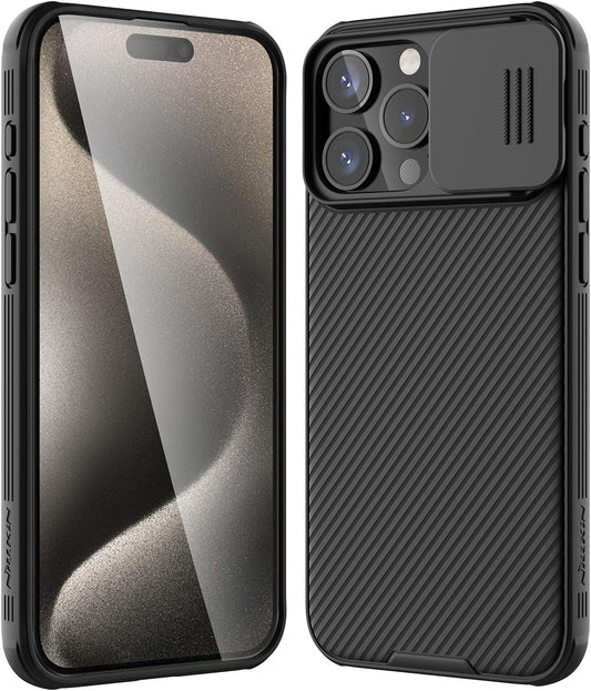 Tasche für Apple iPhone 16 Pro, Nillkin, CamShield Pro, Schwarz