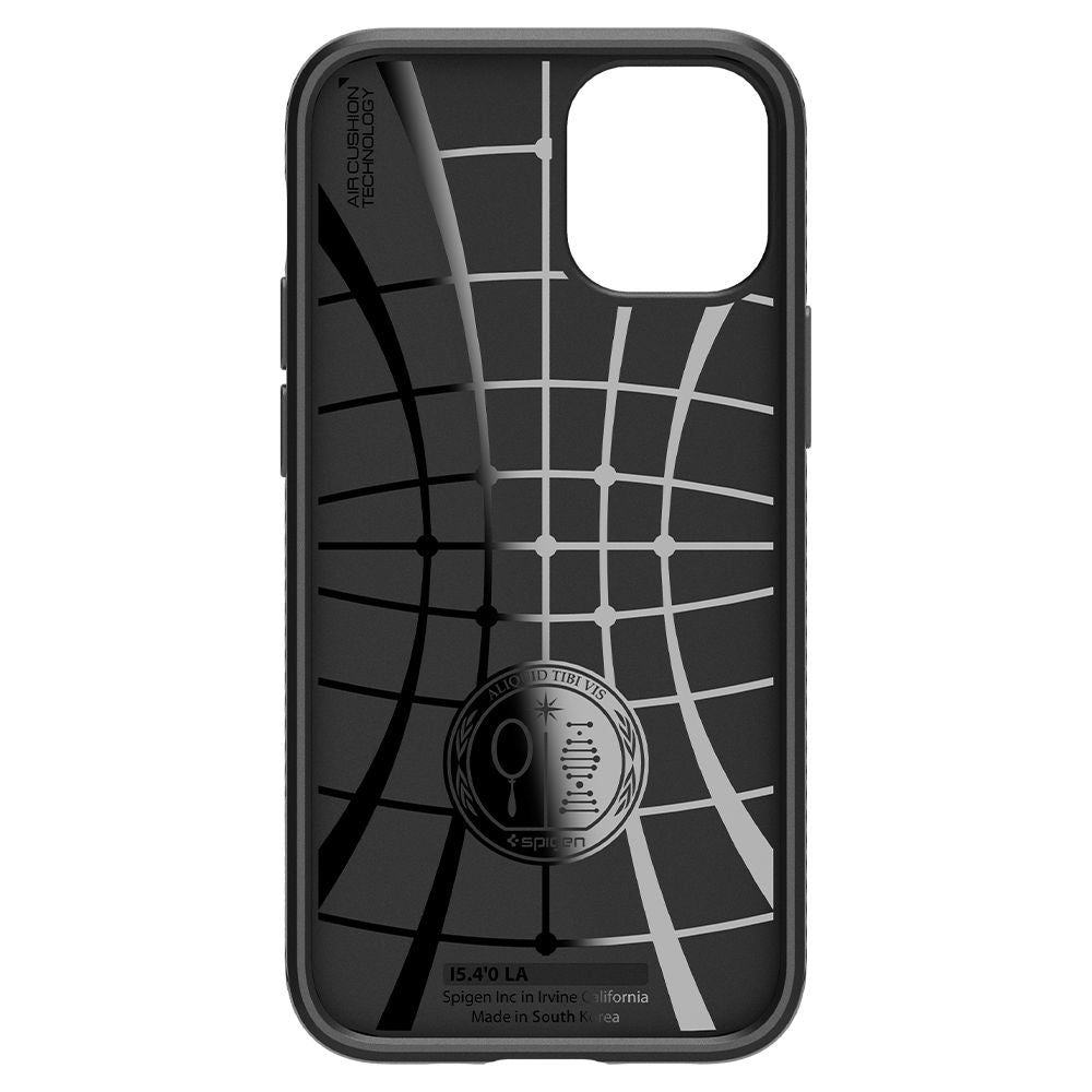 Hülle für Apple iPhone 12 / 12 Pro, Spigen, Liquid Air, Schwarz