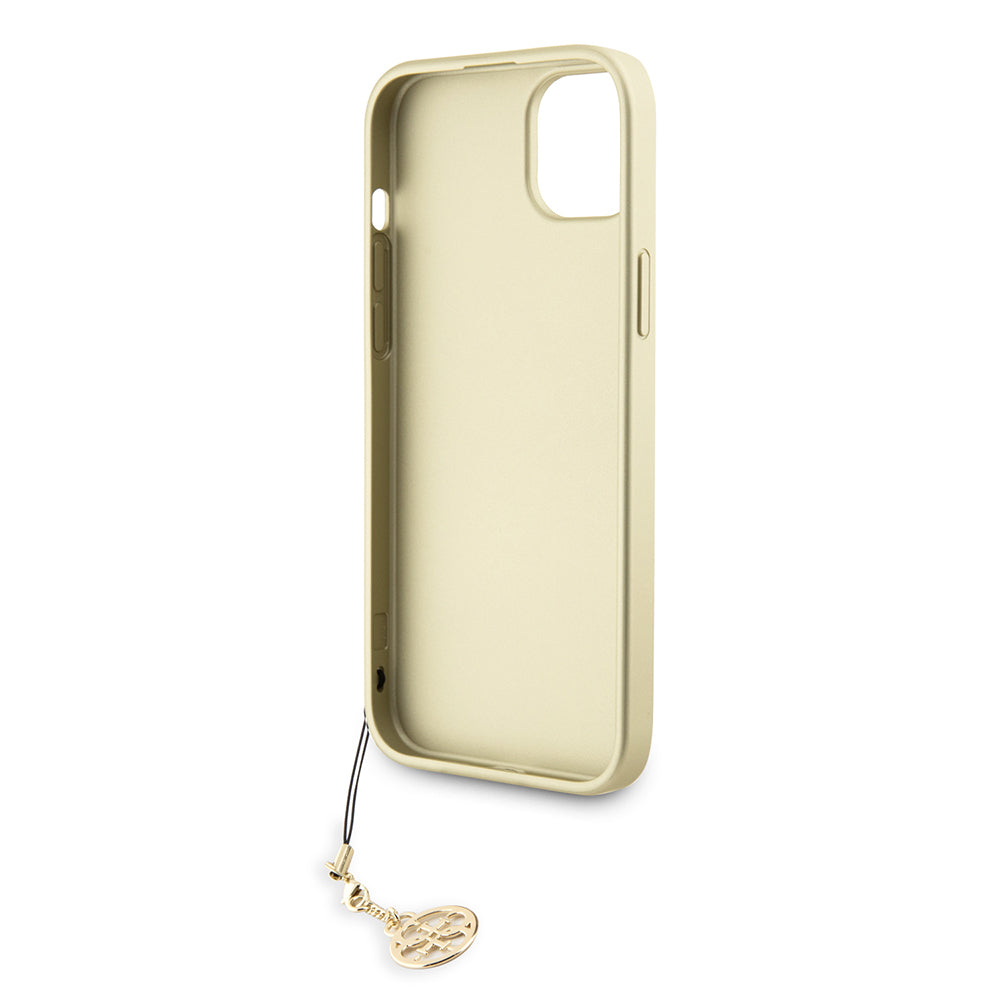 Case for Apple iPhone 15 Plus, Guess, 4G Charm, Grey