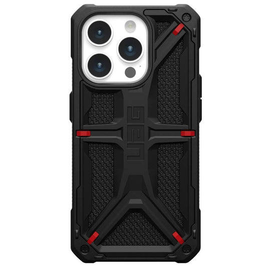 Hülle für Apple iPhone 15 Pro, Urban Armor Gear, Monarch Kevlar, Schwarz