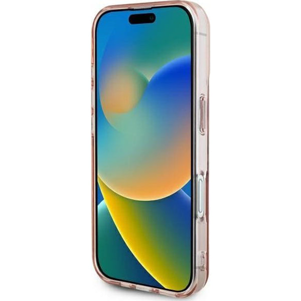 Hülle für Apple iPhone 16 Plus, Guess, IML Heart, Transparent