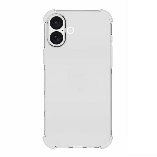 Hülle für Apple iPhone 16 Plus, Techsuit, stoßfest klar (großes Linsenloch), transparent