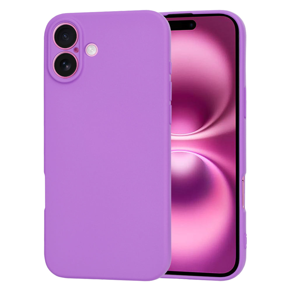 Hülle für Apple iPhone 16 Plus, Techsuit, SoftFlex, Lila