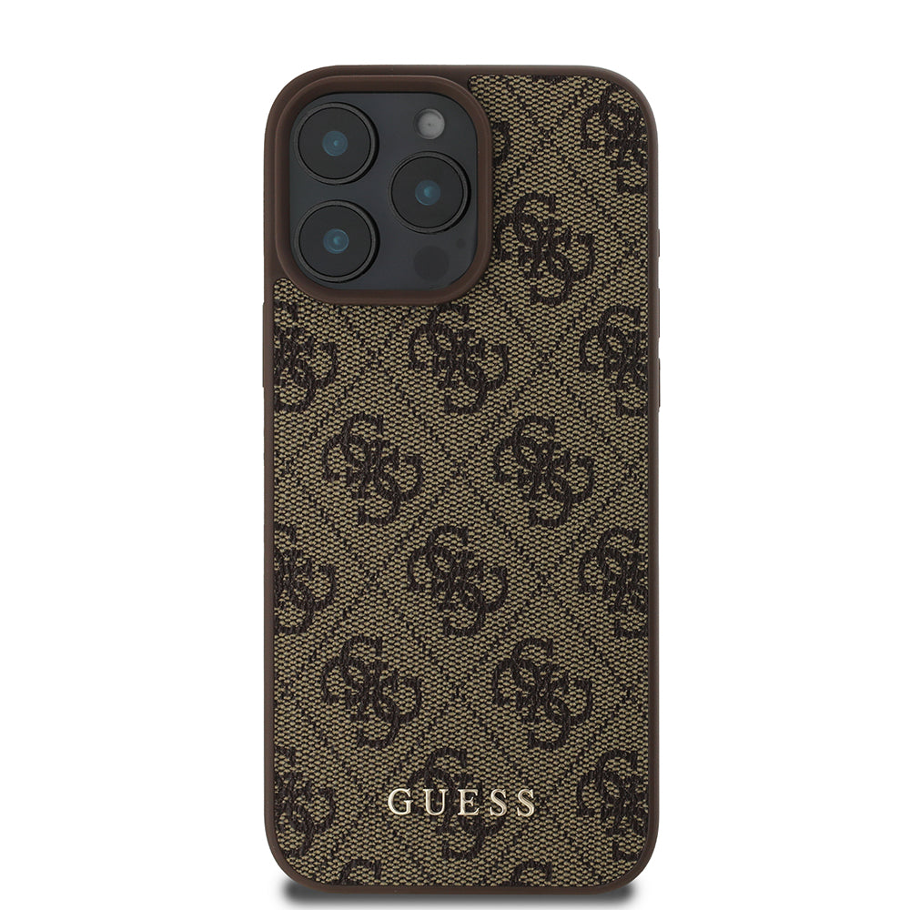 Hülle für Apple iPhone 16 Pro Max, Guess, 4G Classic, Schwarz