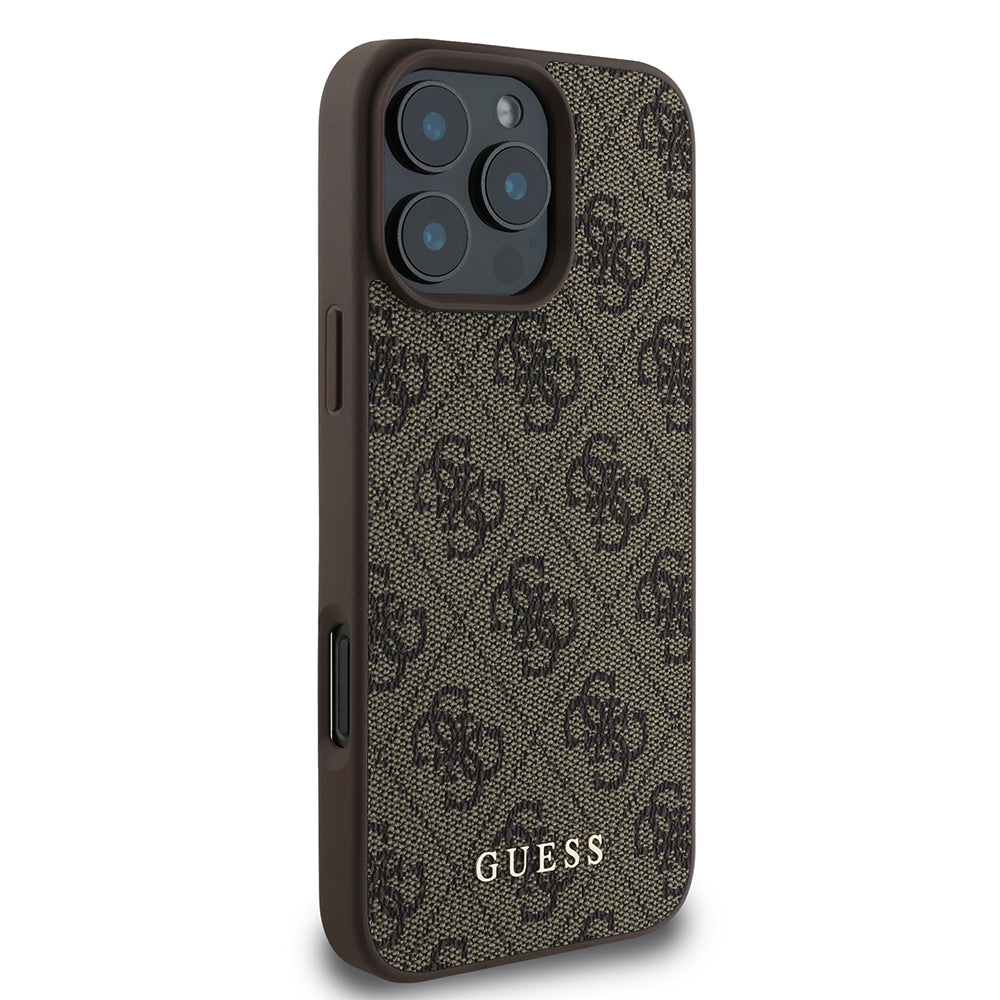 Hülle für Apple iPhone 16 Pro Max, Guess, 4G Classic, Schwarz