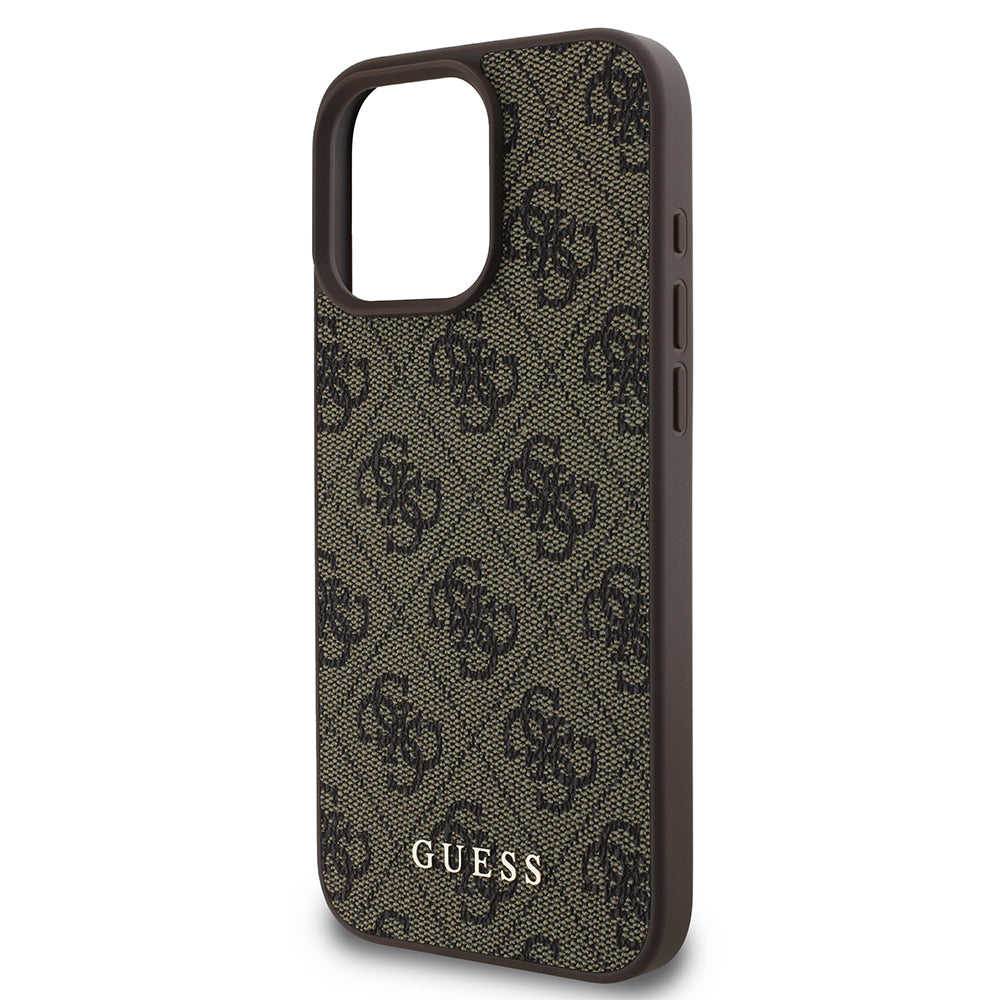 Hülle für Apple iPhone 16 Pro Max, Guess, 4G Classic, Schwarz