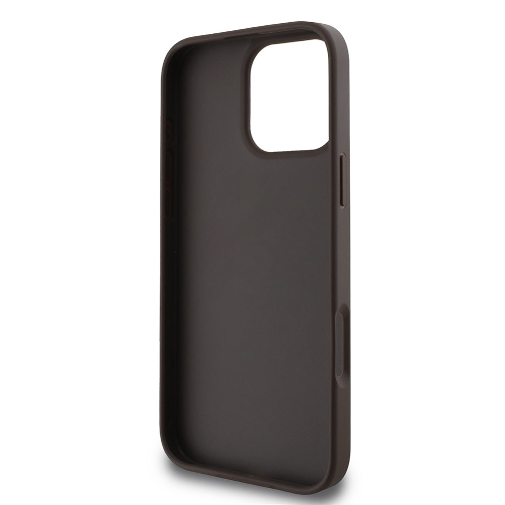 Hülle für Apple iPhone 16 Pro Max, Guess, 4G Classic, Schwarz