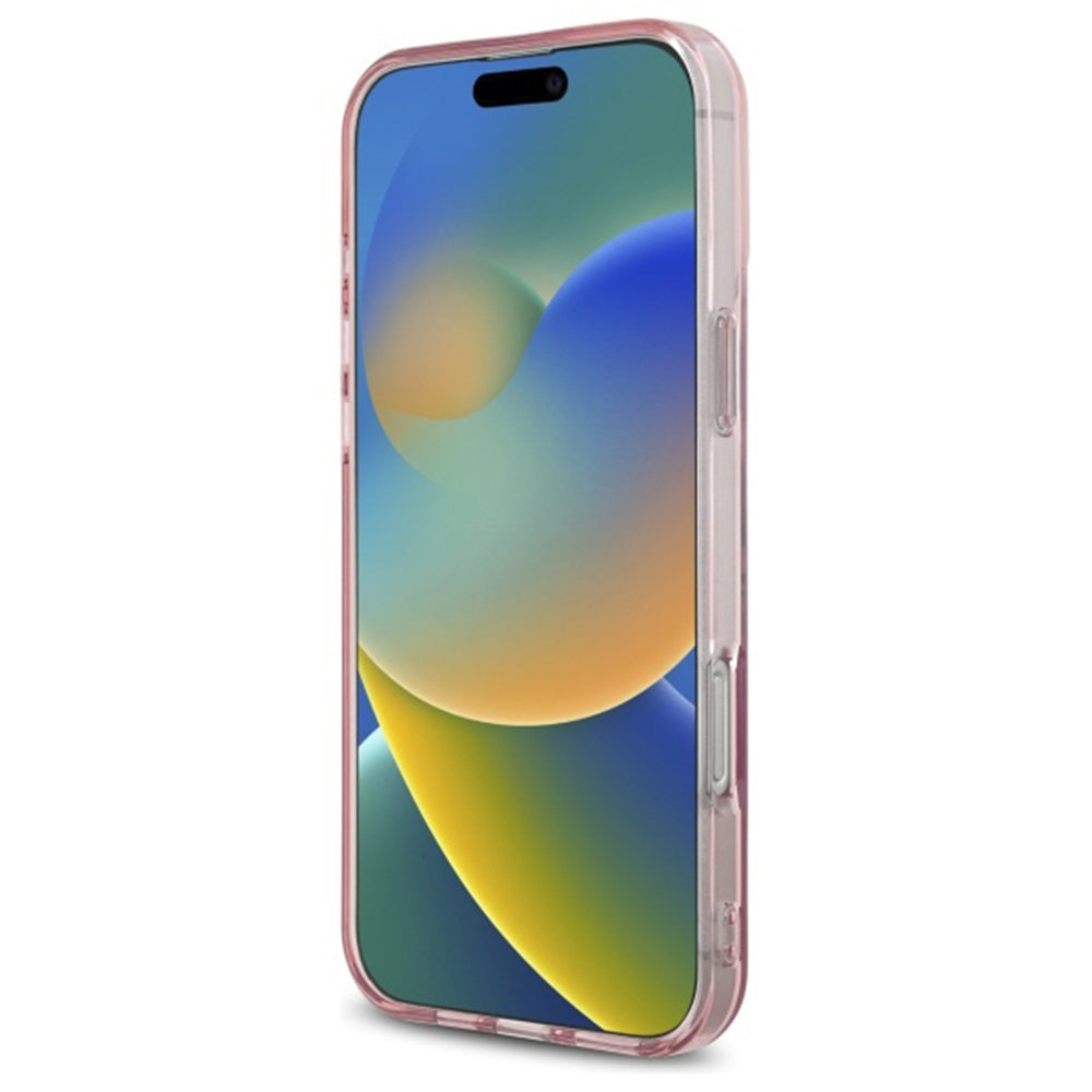 Hülle für Apple iPhone 16 Pro Max, Guess, IML Heart, Rosa
