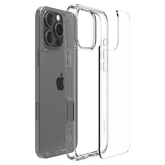 Hülle für Apple iPhone 16 Pro Max, Spigen, Ultra Hybrid, Transparent ACS07992