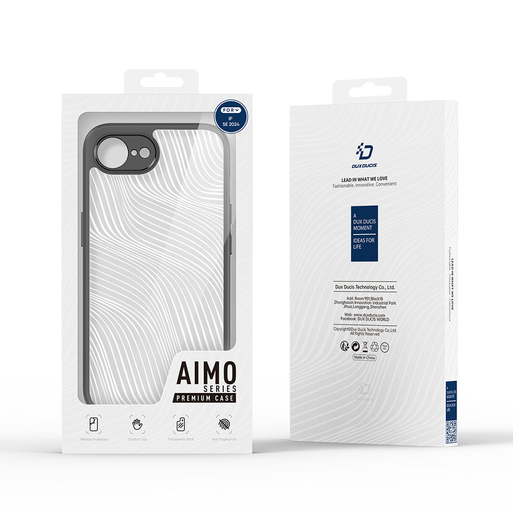 Hülle für Apple iPhone 17e / 16e, DUX DUCIS, Aimo, Schwarz