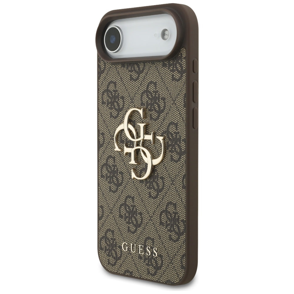 Hülle für Apple iPhone 17 Air, Guess, 4G Big Logo, Braun