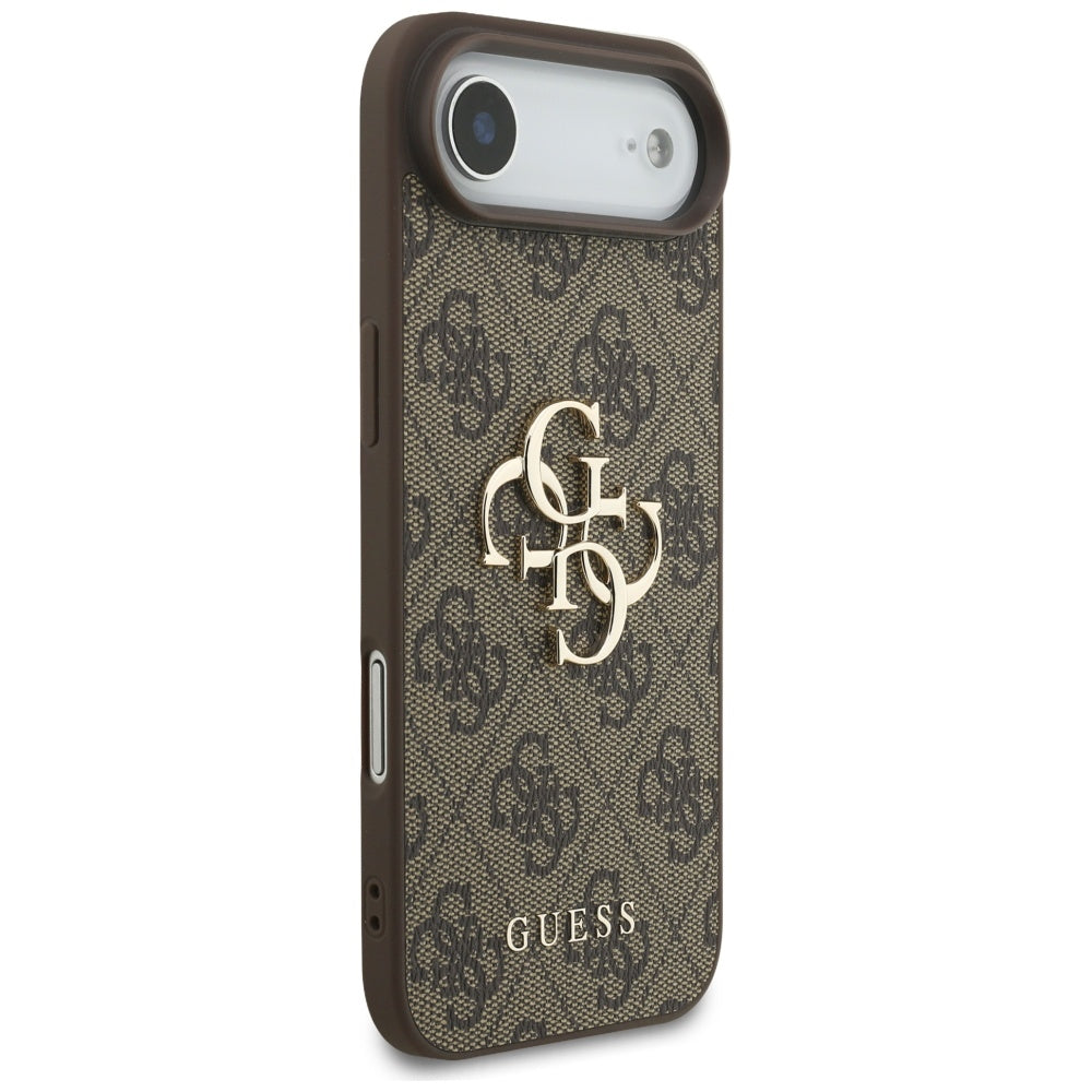 Hülle für Apple iPhone 17 Air, Guess, 4G Big Logo, Braun