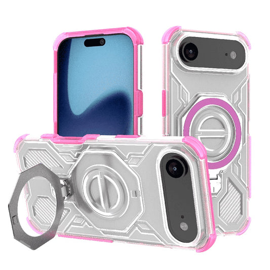 Hülle für Apple iPhone 17 Air, Techsuit, Carbon Shield Pro, Rosa