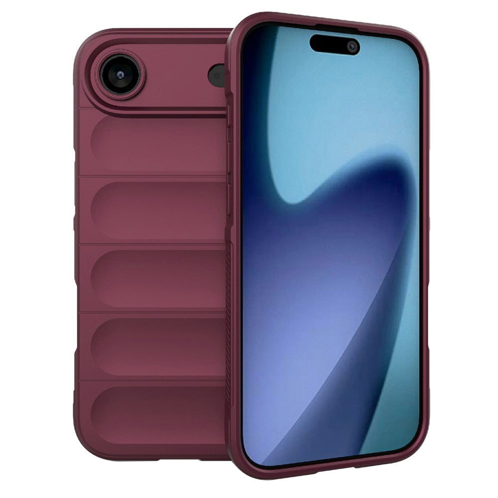 Hülle für Apple iPhone 17 Air, Techsuit, Magic Shield, Kirschrot