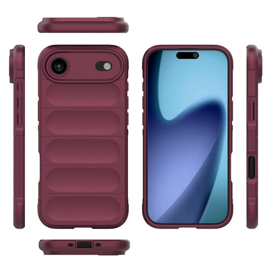 Case for Apple iPhone 17 Air, Techsuit, Magic Shield, Burgundy