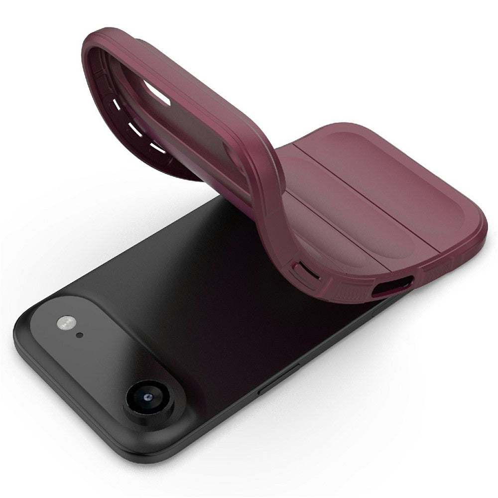 Hülle für Apple iPhone 17 Air, Techsuit, Magic Shield, Kirschrot
