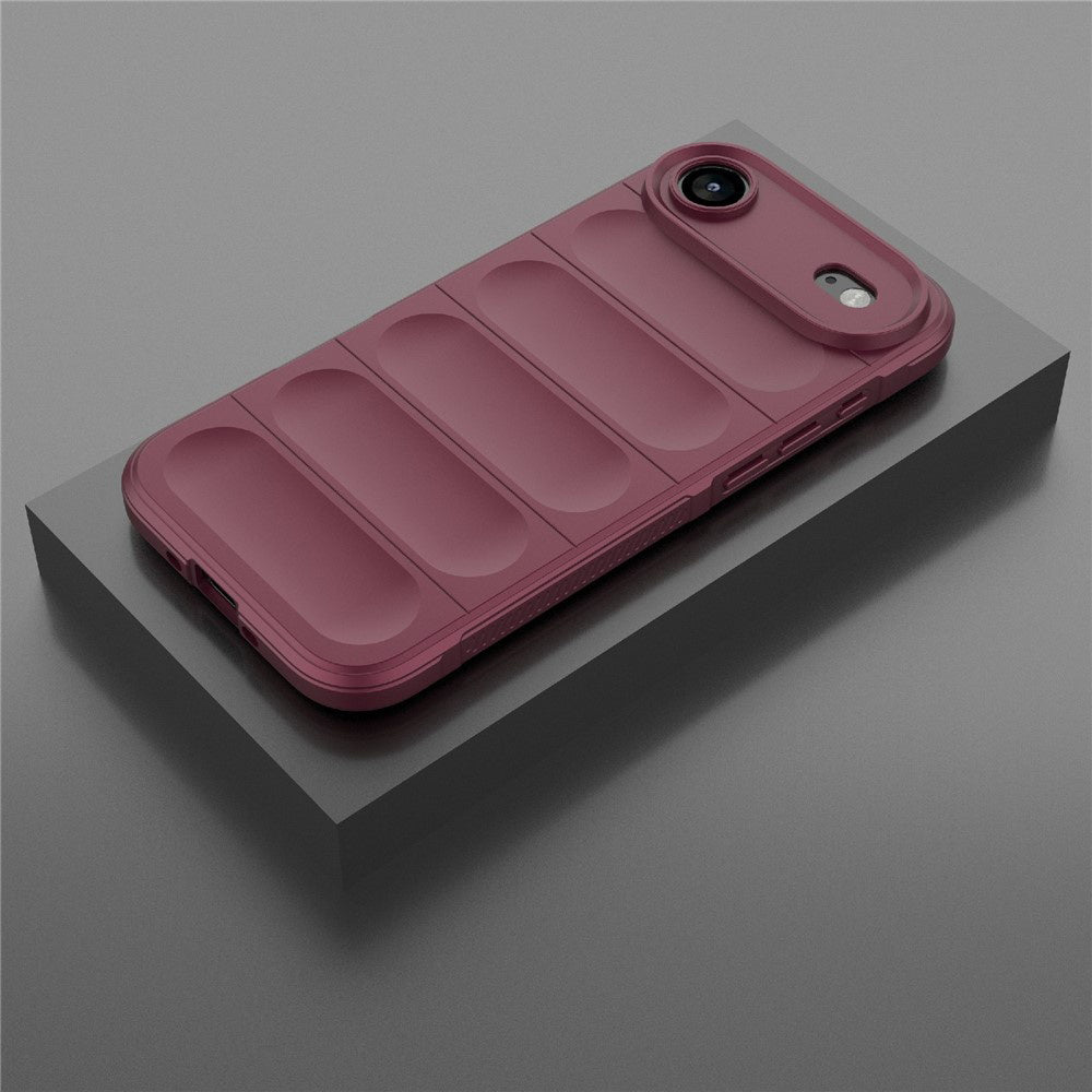 Hülle für Apple iPhone 17 Air, Techsuit, Magic Shield, Kirschrot
