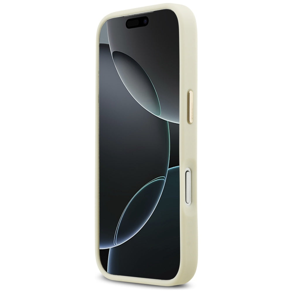 Case for Apple iPhone 17 Pro, Karl Lagerfeld, Script Logo, Beige
