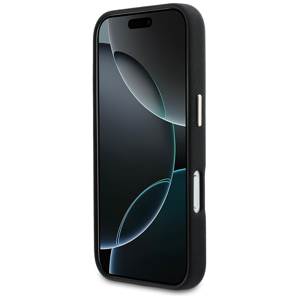 Hülle für Apple iPhone 17 Pro Max, Guess, Resin Logo, Schwarz