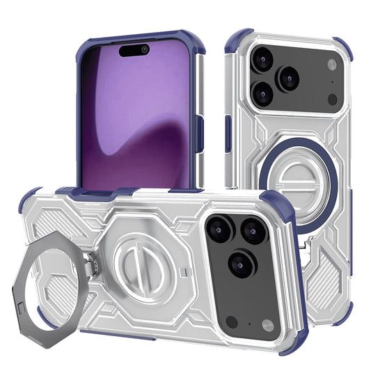 Hülle für Apple iPhone 17 Pro Max, Techsuit, Carbon Shield Pro, Blau